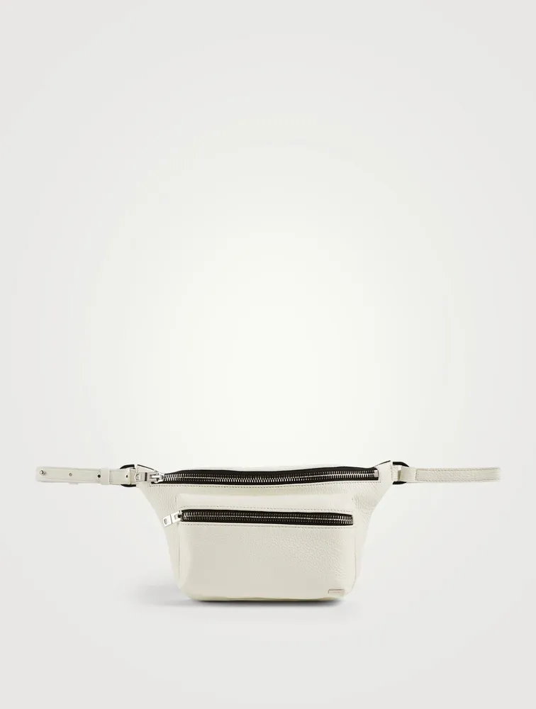 Leather Crossbody Belt Bag