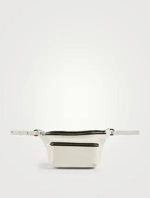 Leather Crossbody Belt Bag