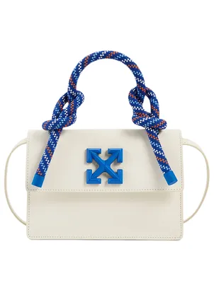 Gummy Jitney Rope Leather Top Handle Bag