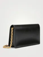 Jitney 0.5 Twist Leather Crossbody Chain Bag