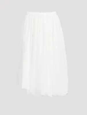 Georgette Midi Skirt