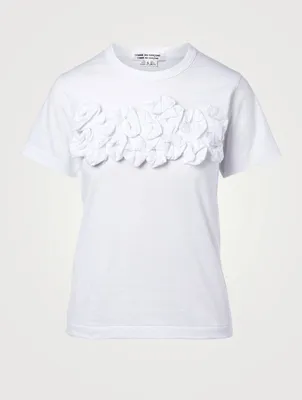 Cotton Jersey Applique T-Shirt