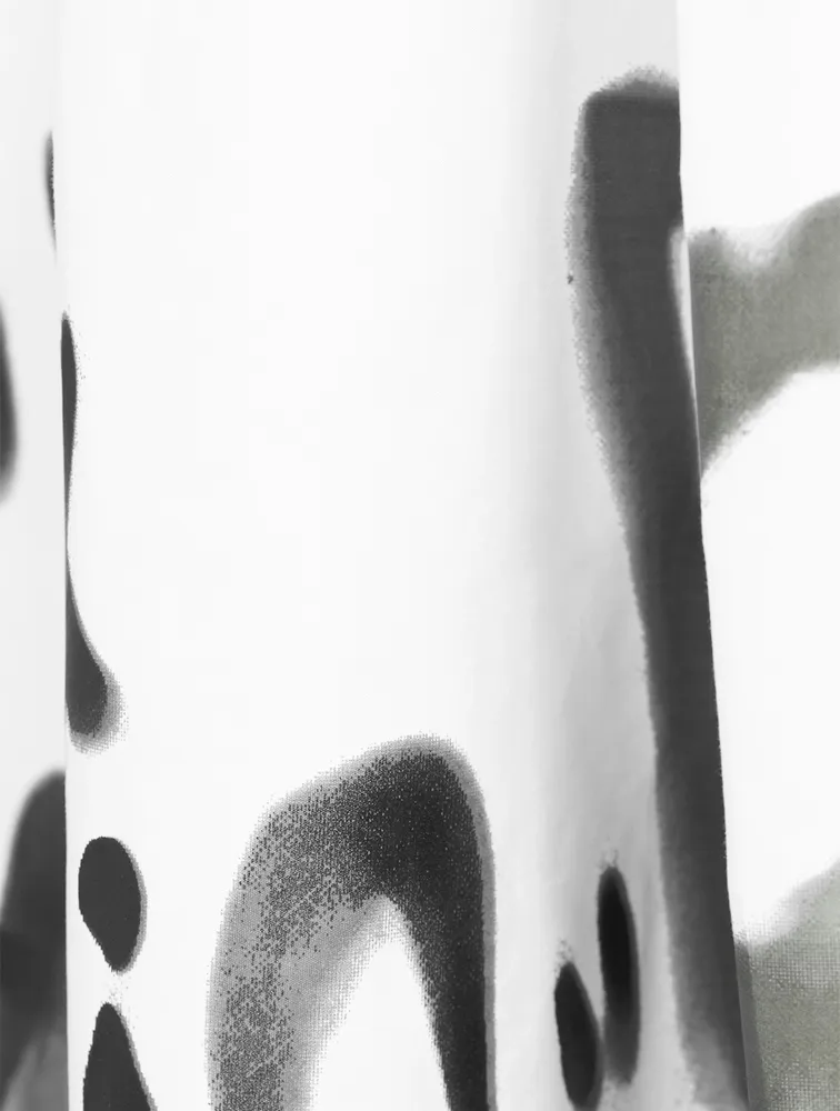 Cotton Midi Skirt Graffiti Paint