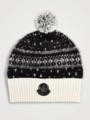 Wool Jacquard Beanie