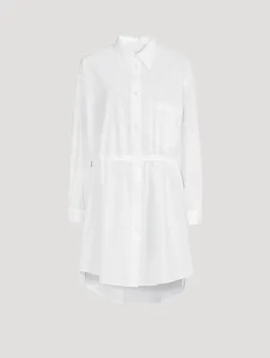 Cotton Poplin Shirt Dress