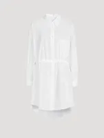 Cotton Poplin Shirt Dress