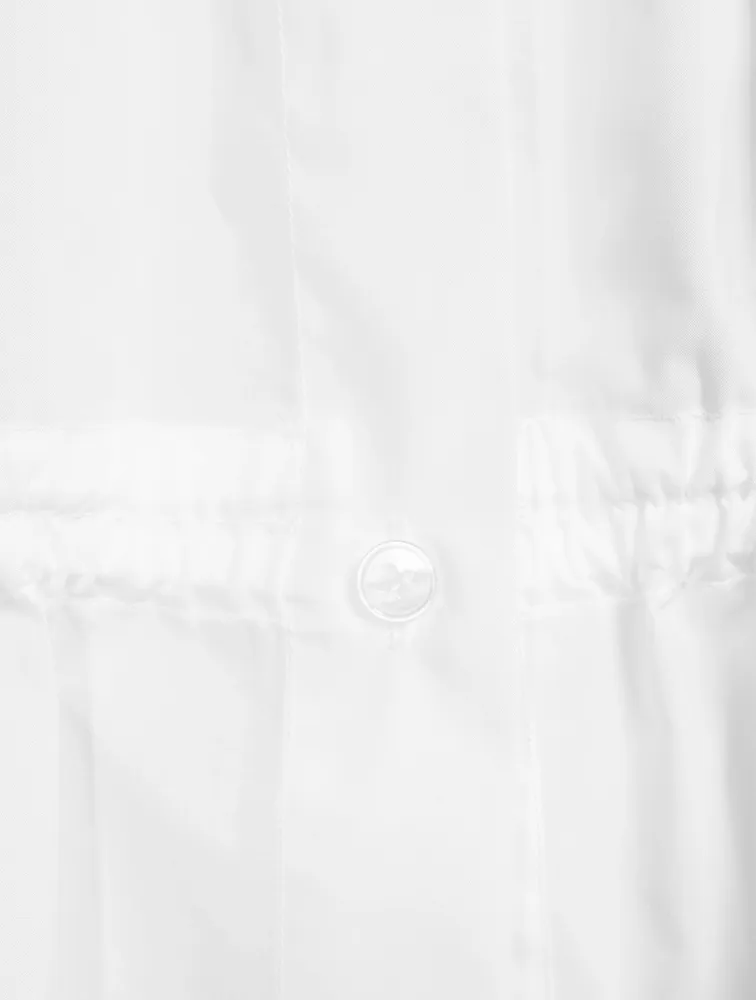 Cotton Poplin Shirt Dress