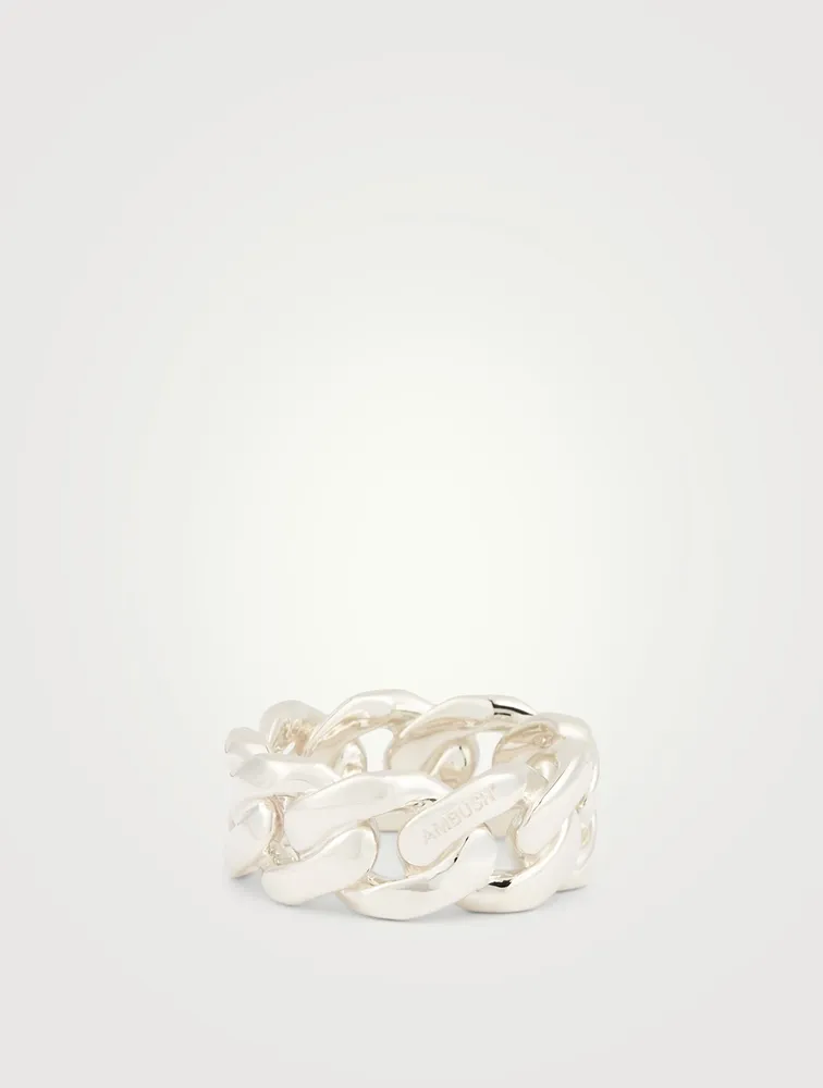 Sterling Silver Chain Ring 3