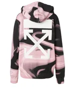 Liquid Melt Arrow Cotton Hoodie