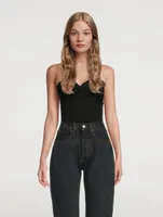 Rib Twist Tube Top