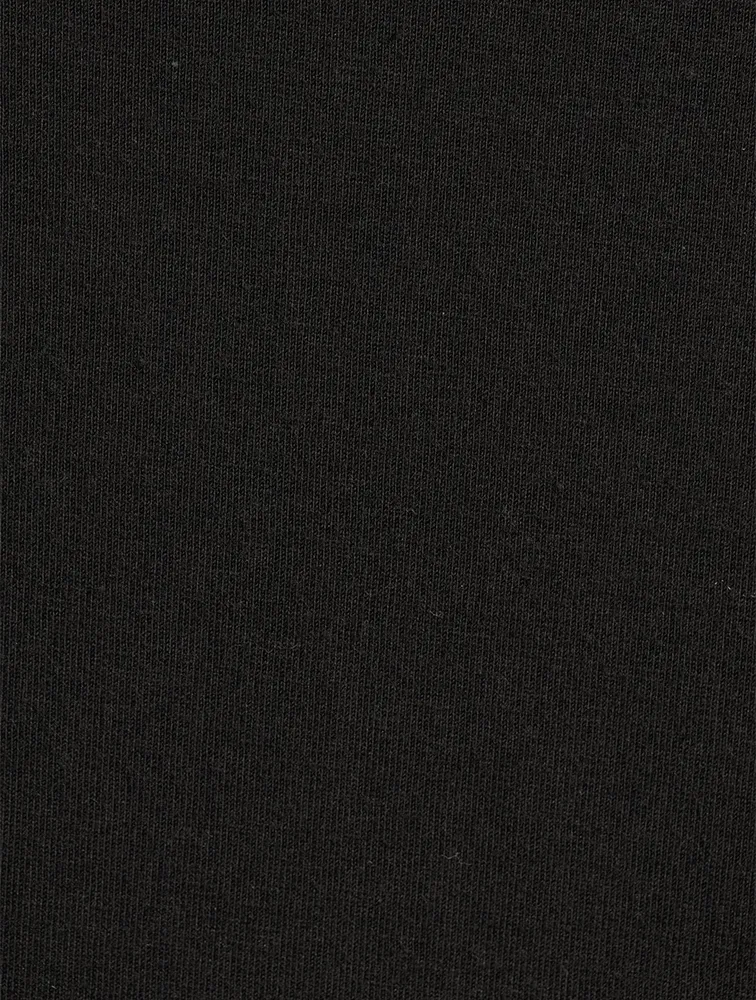 Cotton Jersey Tulle T-Shirt