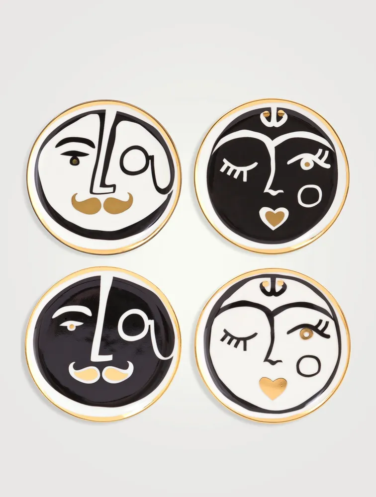 Marseilles Porcelain Coasters
