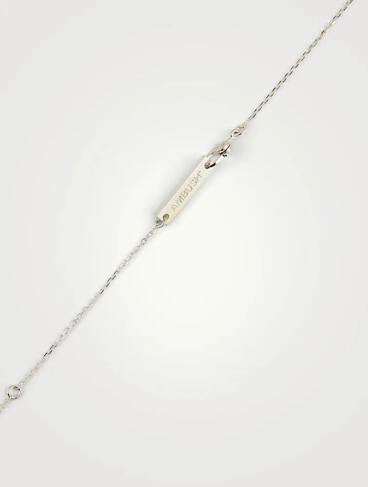 Sterling Silver Padlock Pendant Necklace