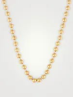 18K Goldplated Ball Chain Necklace