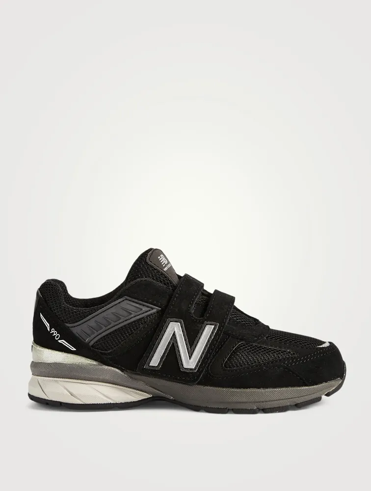 990v5 Kids Hook & Loop Sneakers