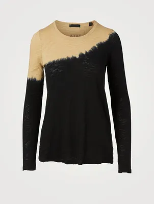 Slub Jersey Dip-Dyed Shirt