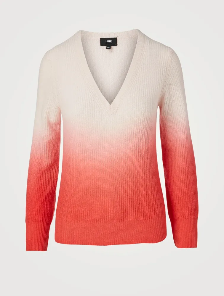Oliana Cashmere V-Neck Sweater