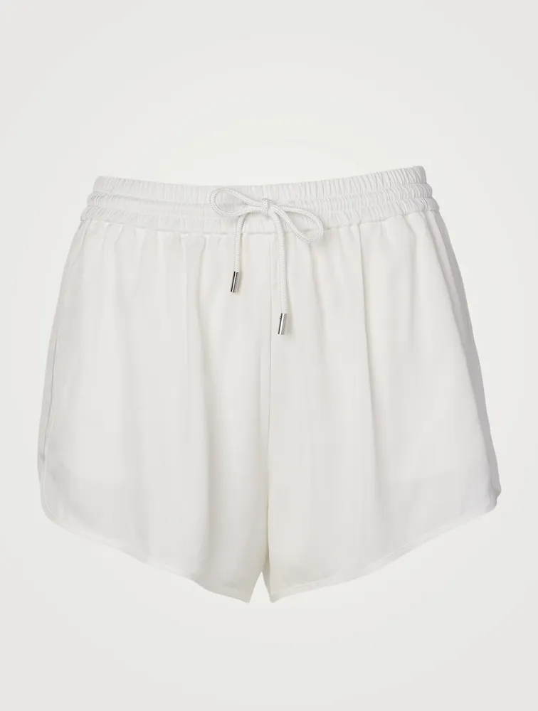 Viscose Twill Shorts