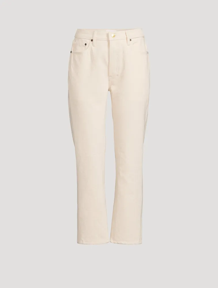 Turkish Towel Tate High-Waisted Straight Jeans