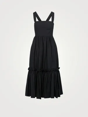Julia Cotton Sleeveless Midi Dress