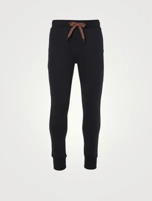 Cotton-Blend Drawstring Sweatpants