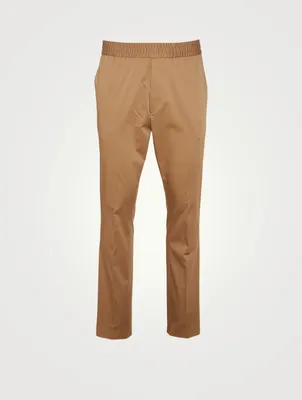 Cotton Stretch Pull-On Pants