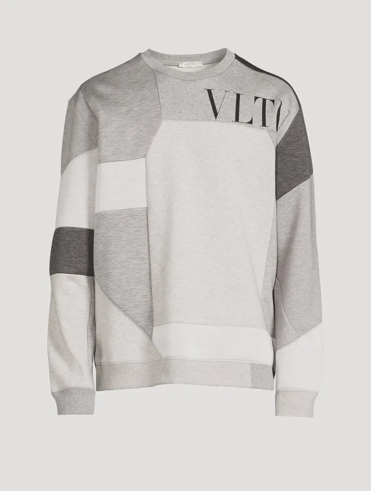 VLTN Cotton Patchwork Sweatshirt