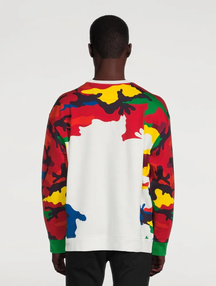 VLTN Sweatshirt Camo Print