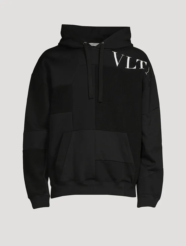 Cotton Patchwork Sweatshirt With VLTN Logo
