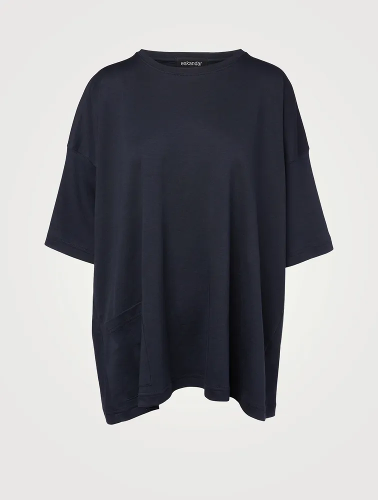 Long T-Shirt With Patch Pocket