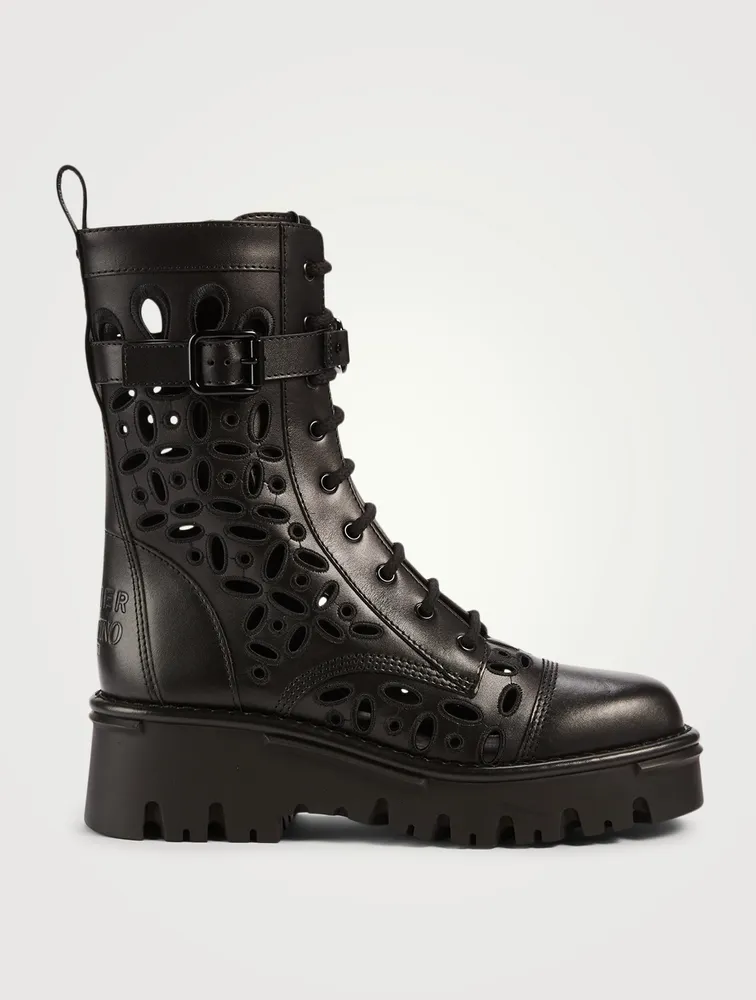Atelier 08 San Gallo Edition Leather Combat Boots