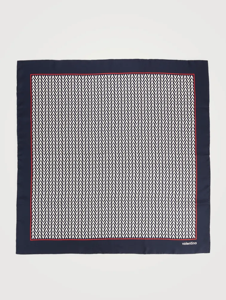 Silk Scarf In Logo Print