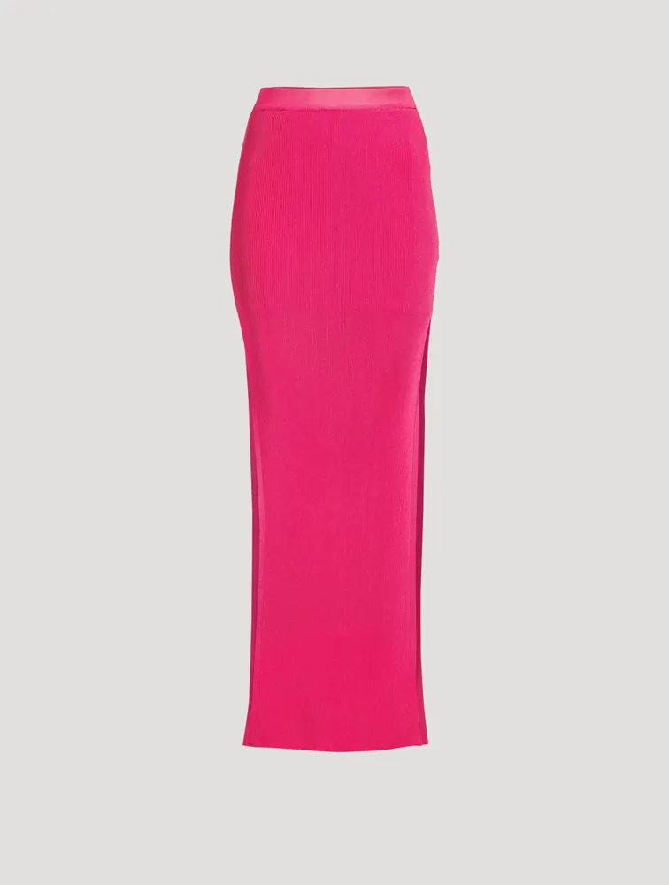 Arais High-Slit Long Skirt