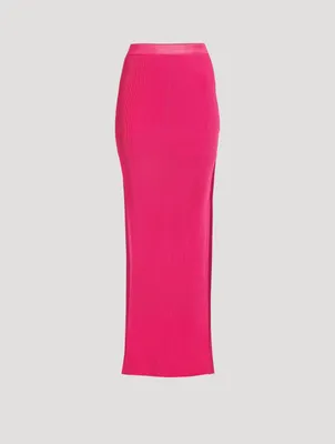 Arais High-Slit Long Skirt