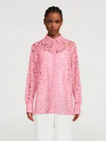 Heavy Lace Long-Sleeve Shirt