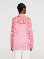 Heavy Lace Long-Sleeve Shirt