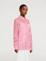 Heavy Lace Long-Sleeve Shirt