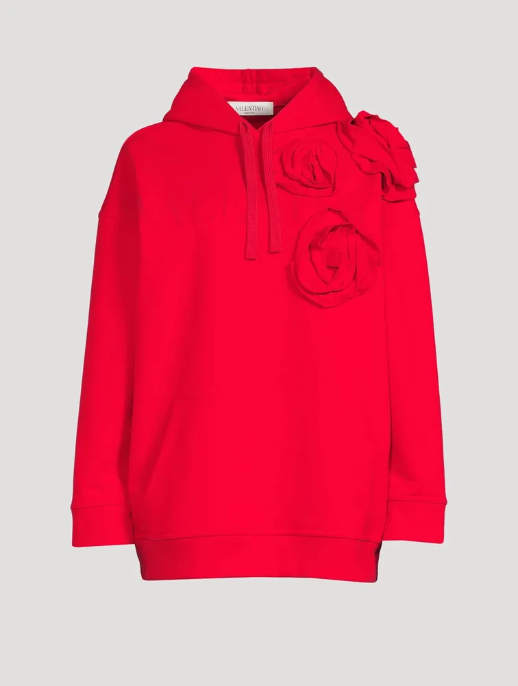 Cotton Hoodie With Applique