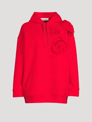 Cotton Hoodie With Applique