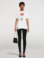 Cotton T-Shirt With Embroidery
