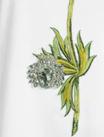 Cotton T-Shirt With Embroidery