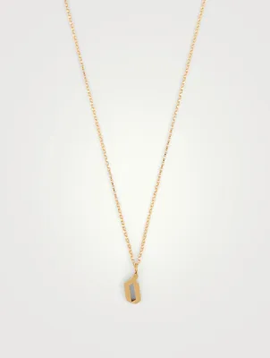 Tudor 14K Gold-Filled Pendant Necklace With D Letter