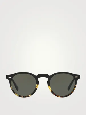 Gregory Peck Round Sunglasses