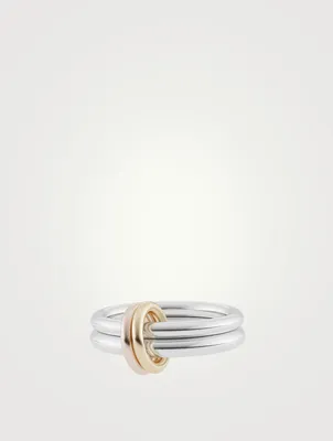Calliope Sterling Silver Stacked Ring