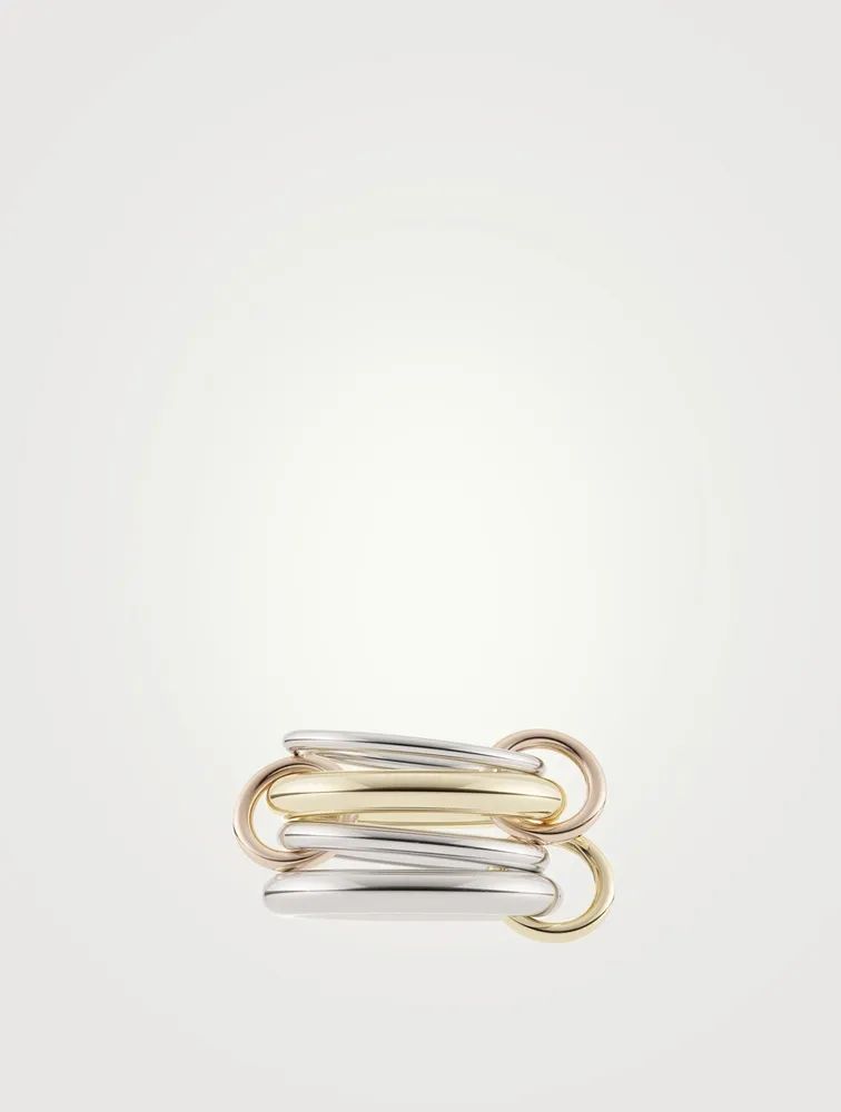 Cici MX Sterling Silver And 18K Gold Stacked Ring