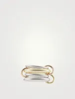 Cici MX Sterling Silver And 18K Gold Stacked Ring