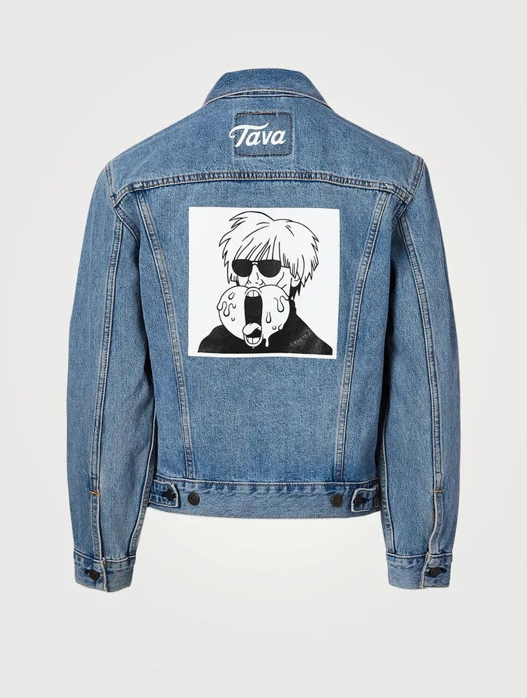 Pop Skull Jean Jacket