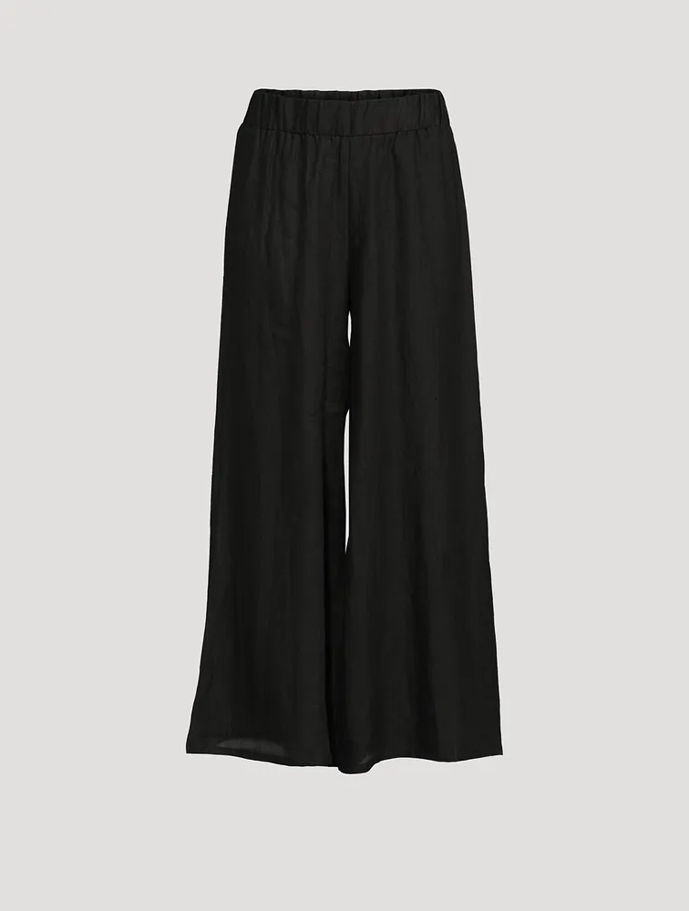 Tallows Linen Wide Leg Pants