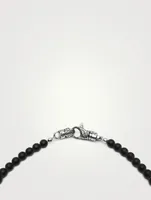 Matte Onyx Beaded Necklace