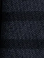 Double Face Tech Twill Sack Jacket With Tonal Four-Bar
